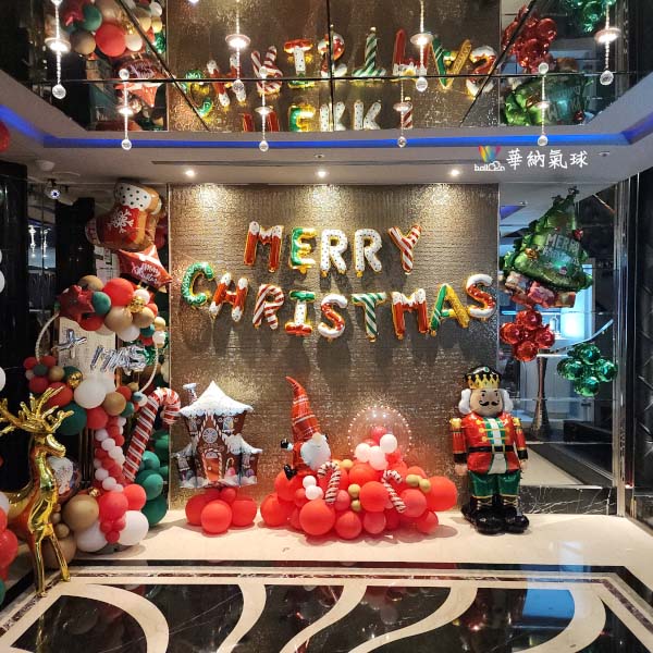 招待所迎賓聖誕佈置