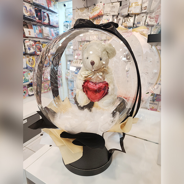 手工 B-BOX抱抱桶 小熊抱愛心系列