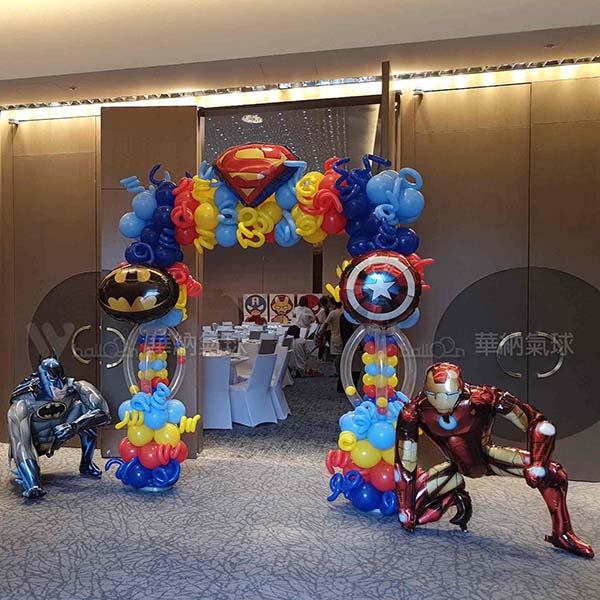 鋼鐵英雄氣球佈置組