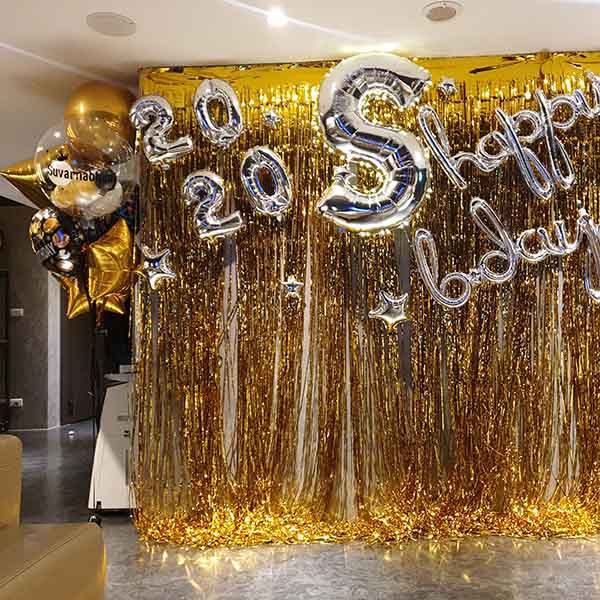 金色閃耀流蘇佈置組