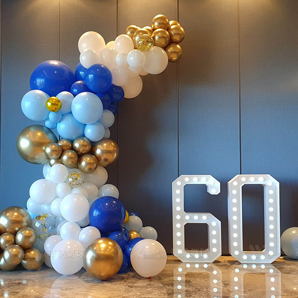 白金琉璃藍佈置組