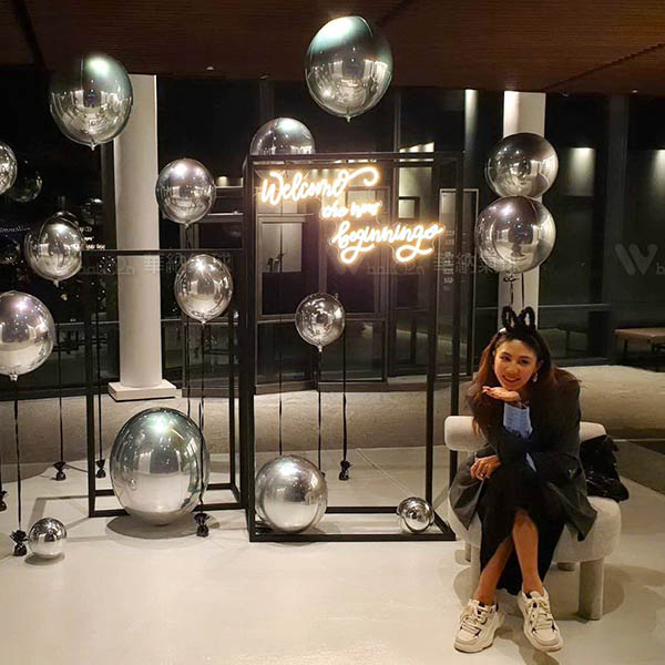 黑銀網美派對佈置組