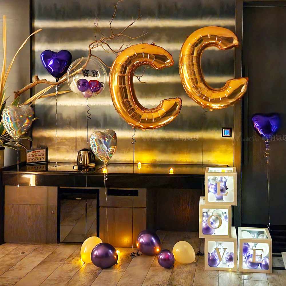 簡約紫金系房間佈置組