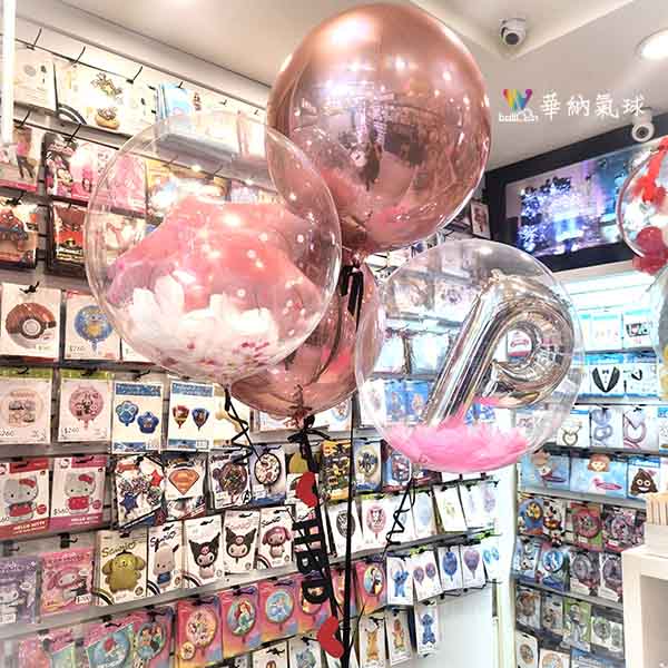 櫻花之吻生日球串組