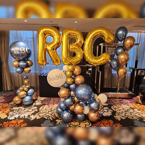 閃耀金藍氣勢非凡佈置組