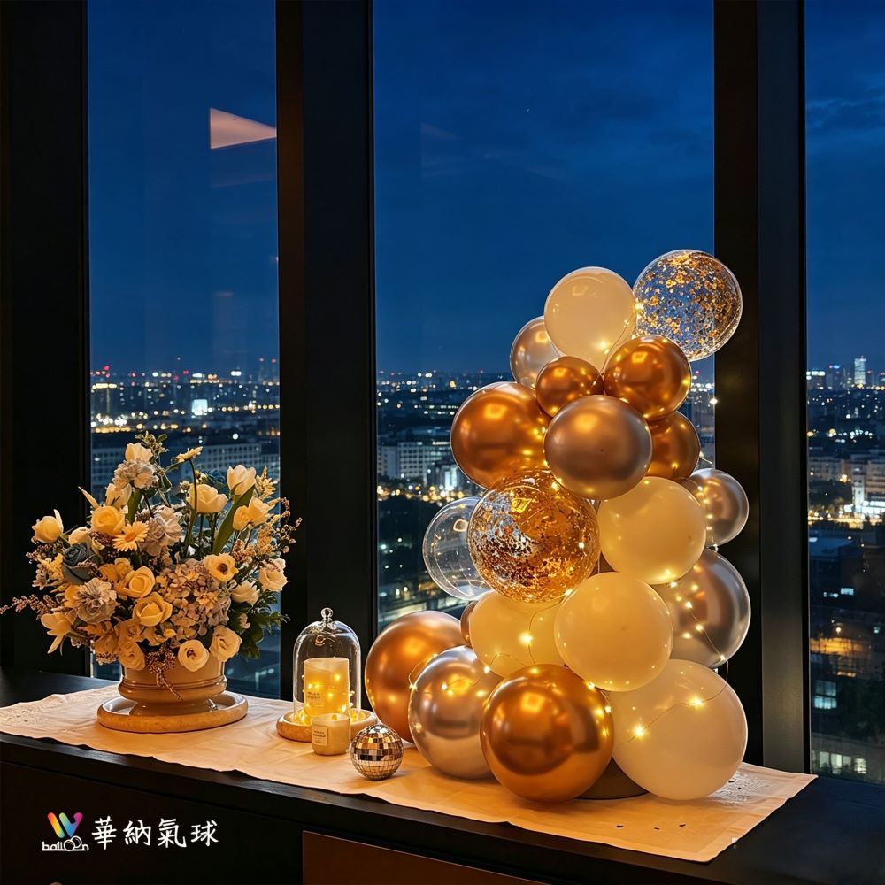奢華金耀大理石亮片牆主題派對 奢華金耀大理石亮片牆主題派對